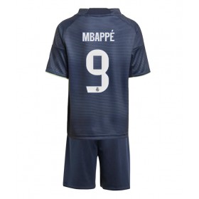 Baby Fußballbekleidung Real Madrid Kylian Mbappe #9 Auswärtstrikot 2025-26 Kurzarm (+ kurze hosen)